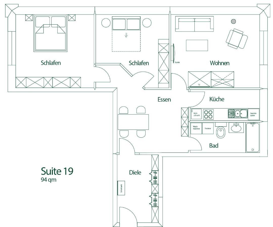 Brauhaus Suite 19 زبنيتس المظهر الخارجي الصورة